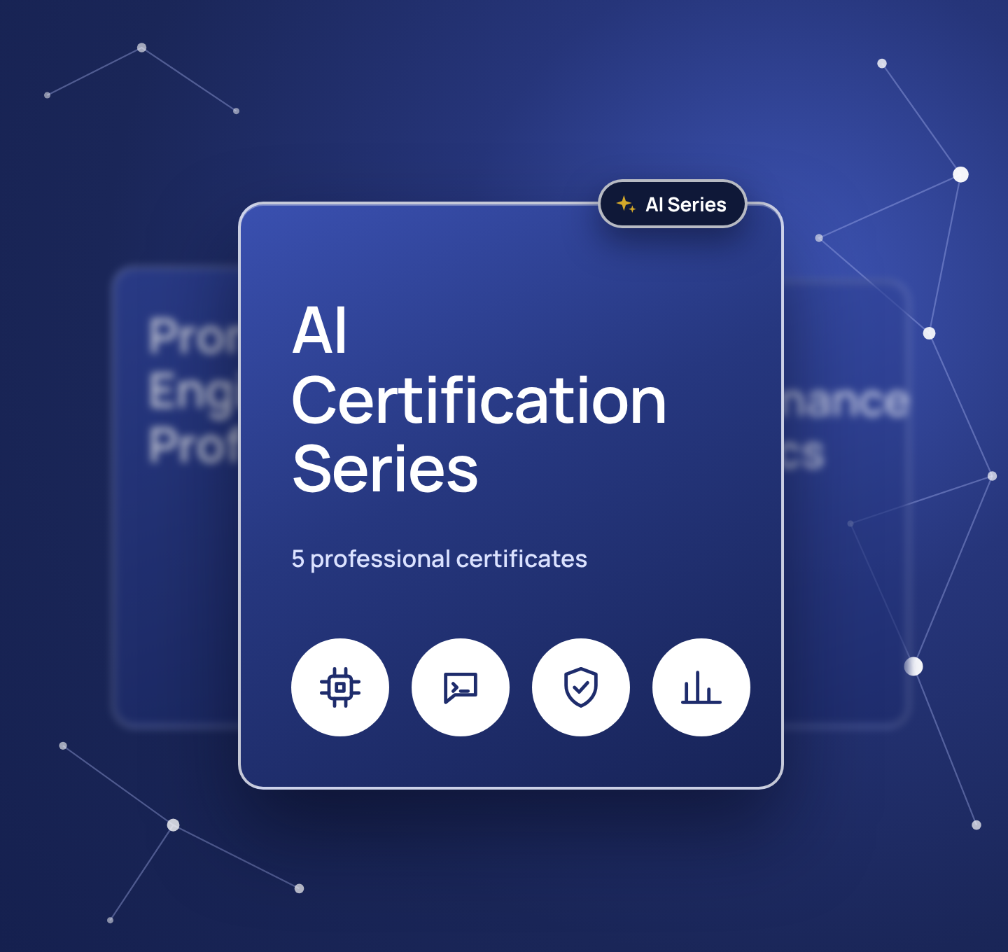 Artificial Intelligence certification series card