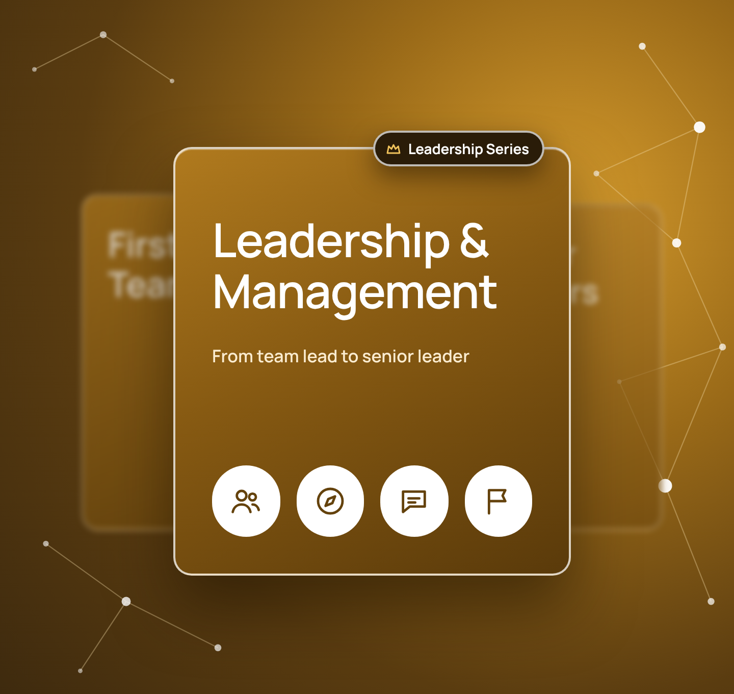 Leadership and Management certification series card