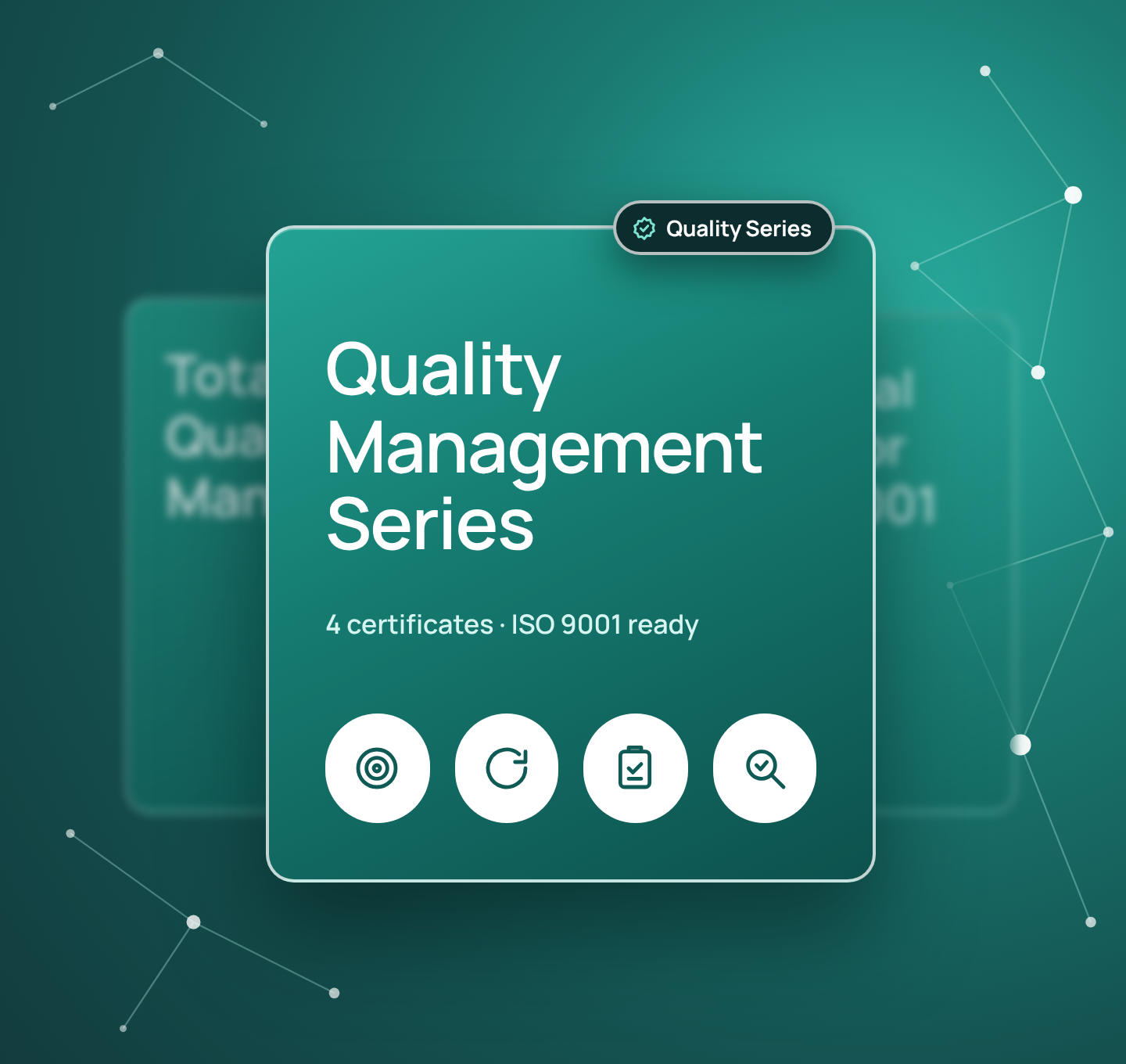 Quality Management certification series card
