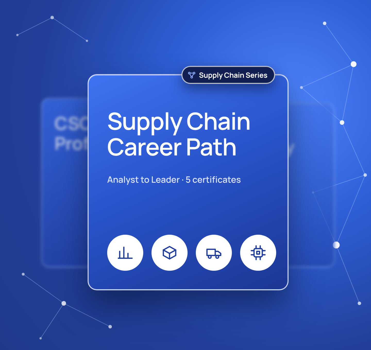 Supply Chain Management certification series card
